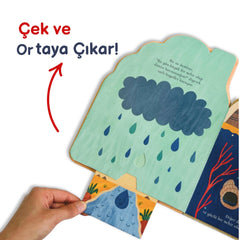 Sincap Kitap Gördüm Seni Düşüncelerim Keçeli Hareketli Kitap