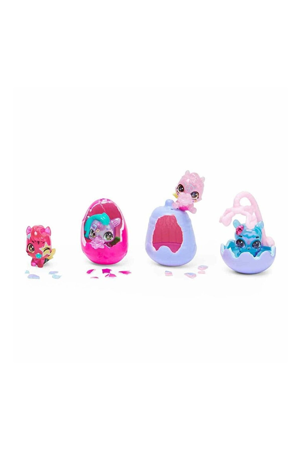 Hatchimals Colleggtibles S10 Pırıltılı Bebekler 4'lü Paket