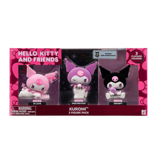 Hello Kitty 3'lü Kuromi 10cm HKT0460