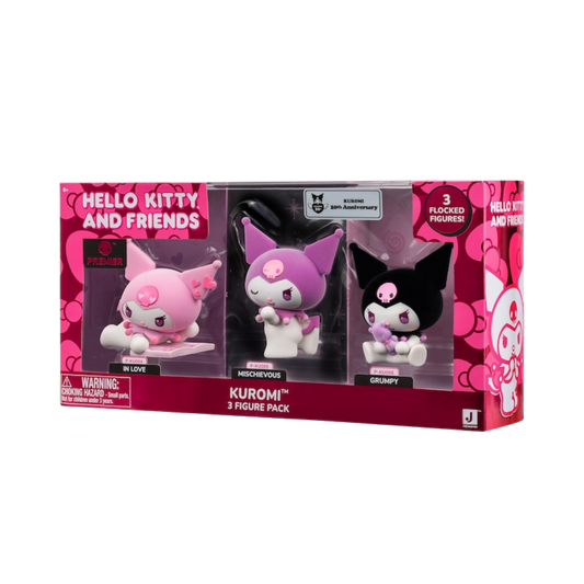 Hello Kitty 3'lü Kuromi 10cm HKT0460