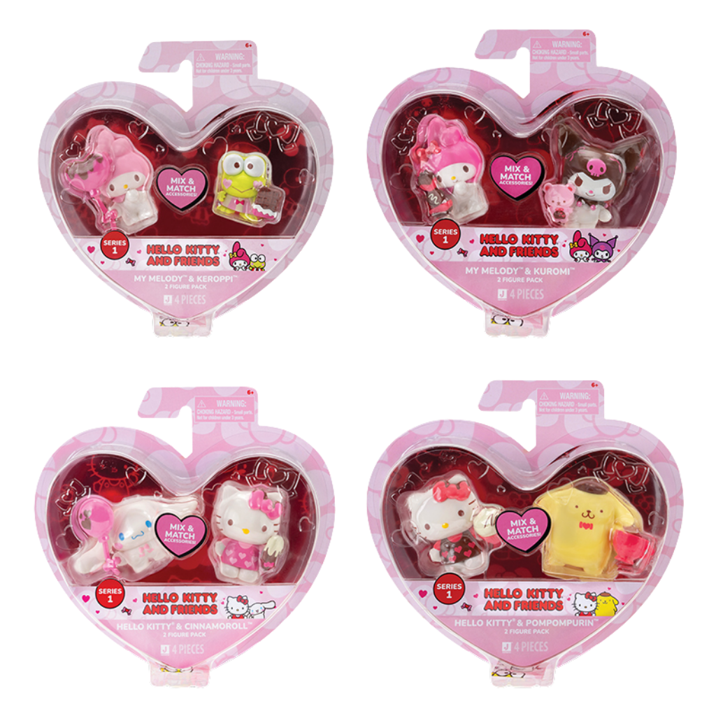 Hello Kitty Kalpten Kalbe 2’li Figür Seti HKT0708
