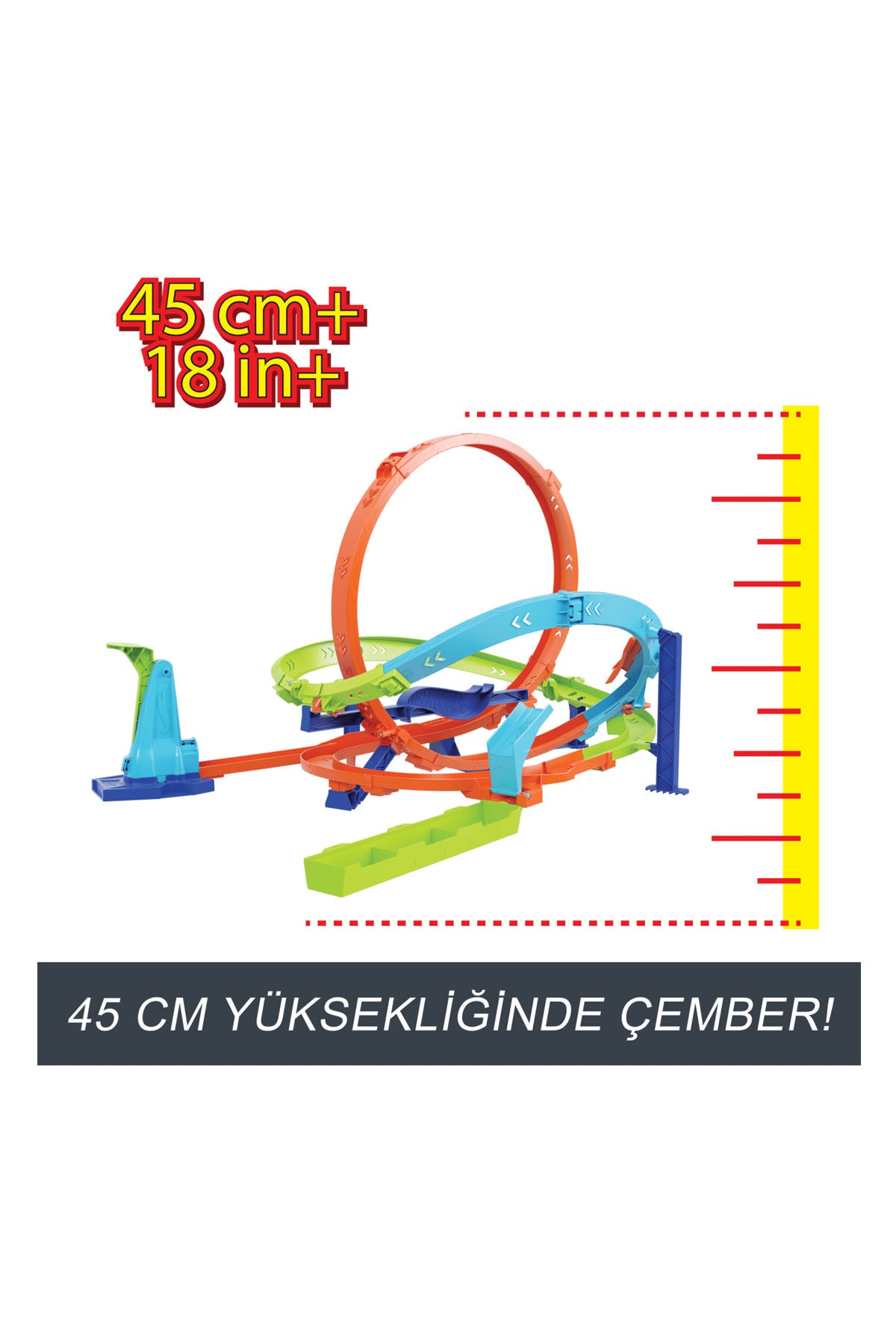 Hot Wheels Bumerang Çemberli Yarış Pisti