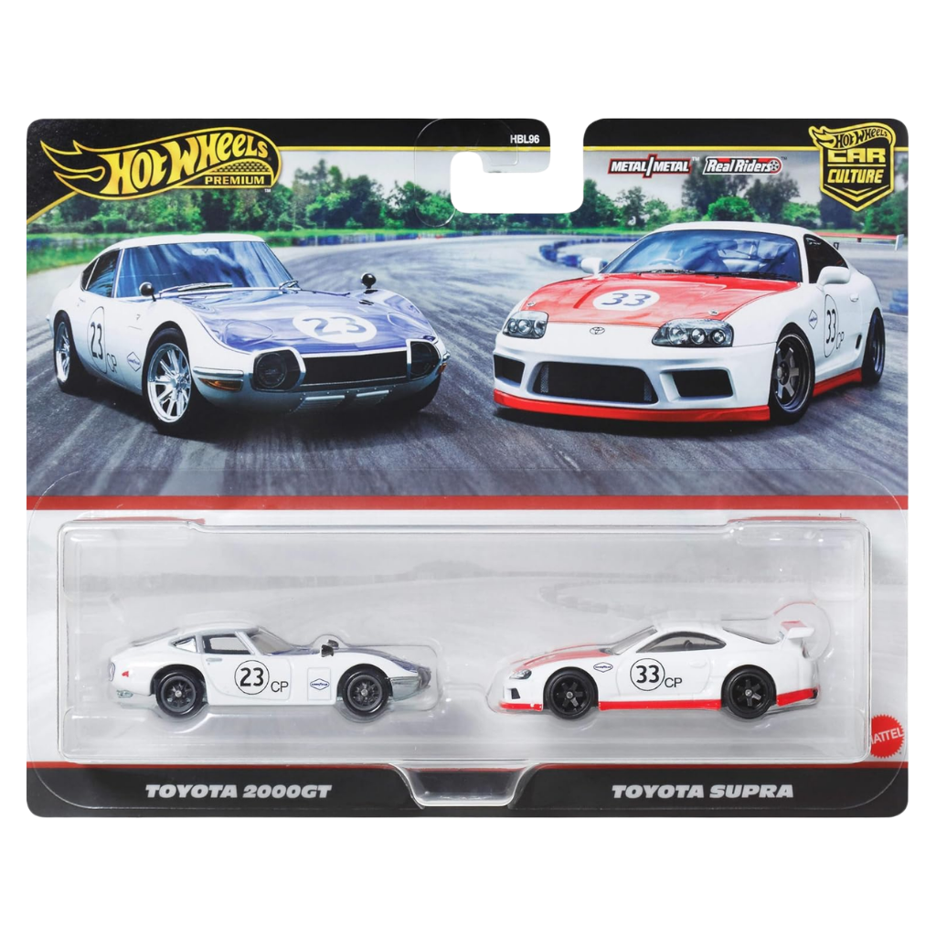 Hot Wheels Car Culture Premium Arabalar 2’li Toyota 2000GT ve Toyota Supra JBL03