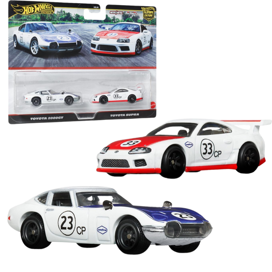 Hot Wheels Car Culture Premium Arabalar 2’li Toyota 2000GT ve Toyota Supra JBL03
