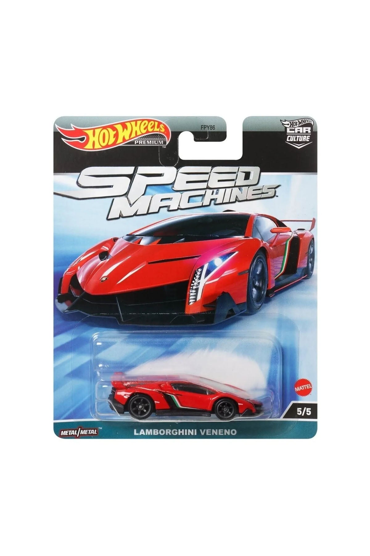 Hot Wheels Car Culture Premium Arabalar-Speed Machine Lamborghini Veneno