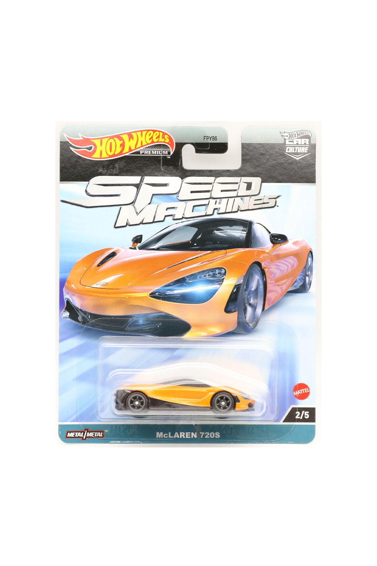 Hot Wheels Car Culture Premium Arabalar-Speed Machine McLaren 720S