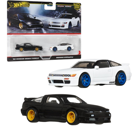 Hot Wheels Car Culture Premium Arabalar 2’li Nissan 180 SX ve Nissan Sileighty JBK96