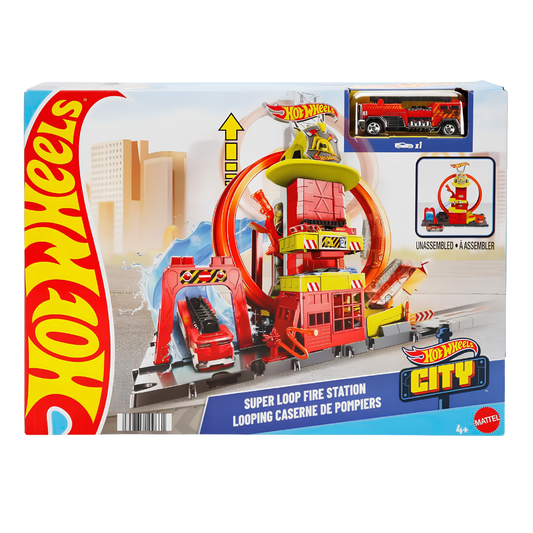 Hot Wheels Çember Pistli İtfaiye İstasyonu HKX41