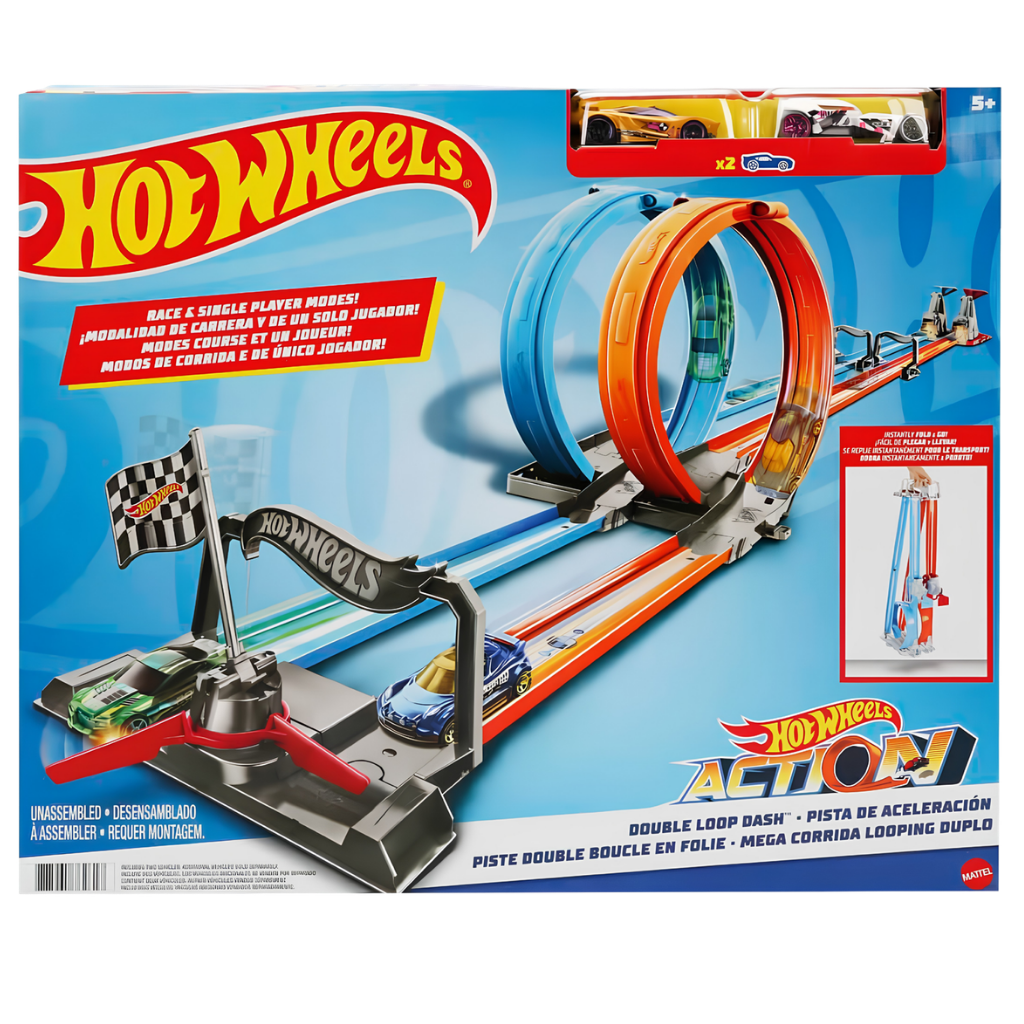 Hot Wheels Çift Çemberde Depar Pist Seti GFH85