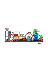 Hot Wheels Dev Ahtapot ile Araba Yıkama Oyun Seti GTT96