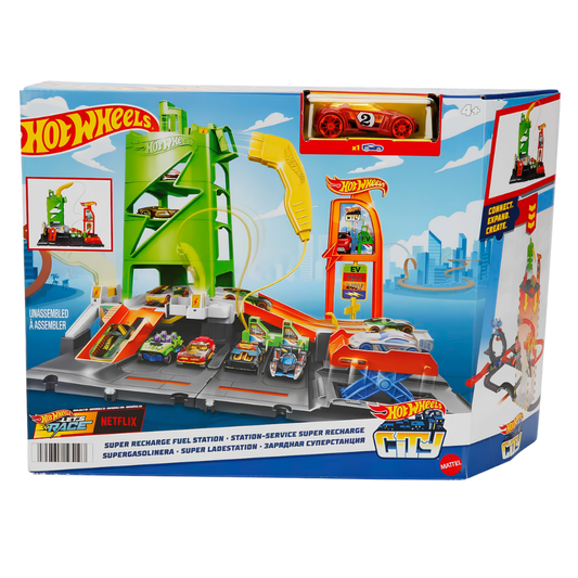 Hot Wheels Elektrikli Araç Şarj İstasyonu Oyun Seti HTN79