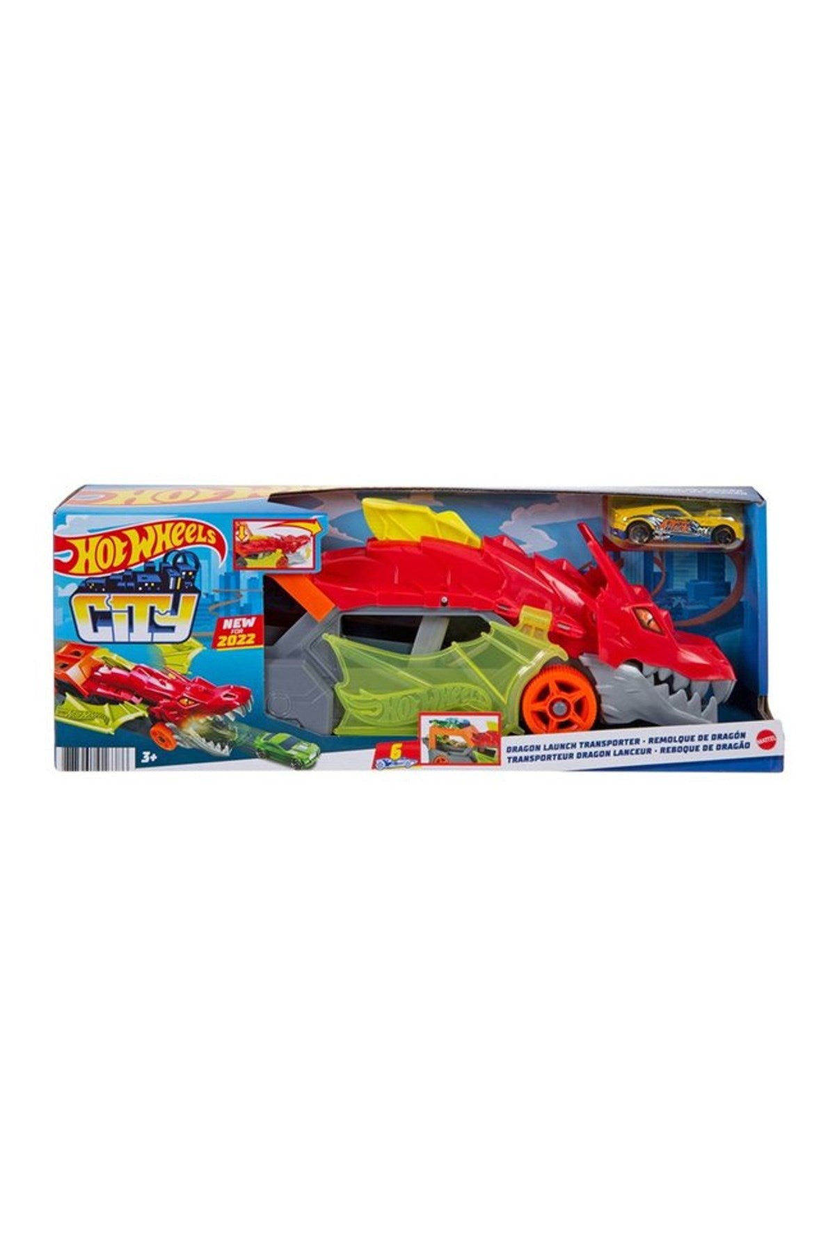 Hot Wheels Fırlatıcı ve Taşıyıcı Ejderha