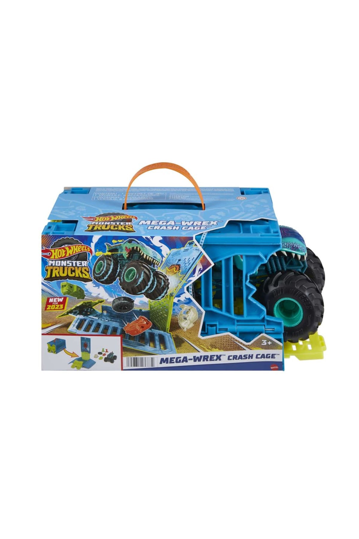 Hot Wheels Monster Trucks 1:24 Mega Wrex'in Çarpışma Kafesi