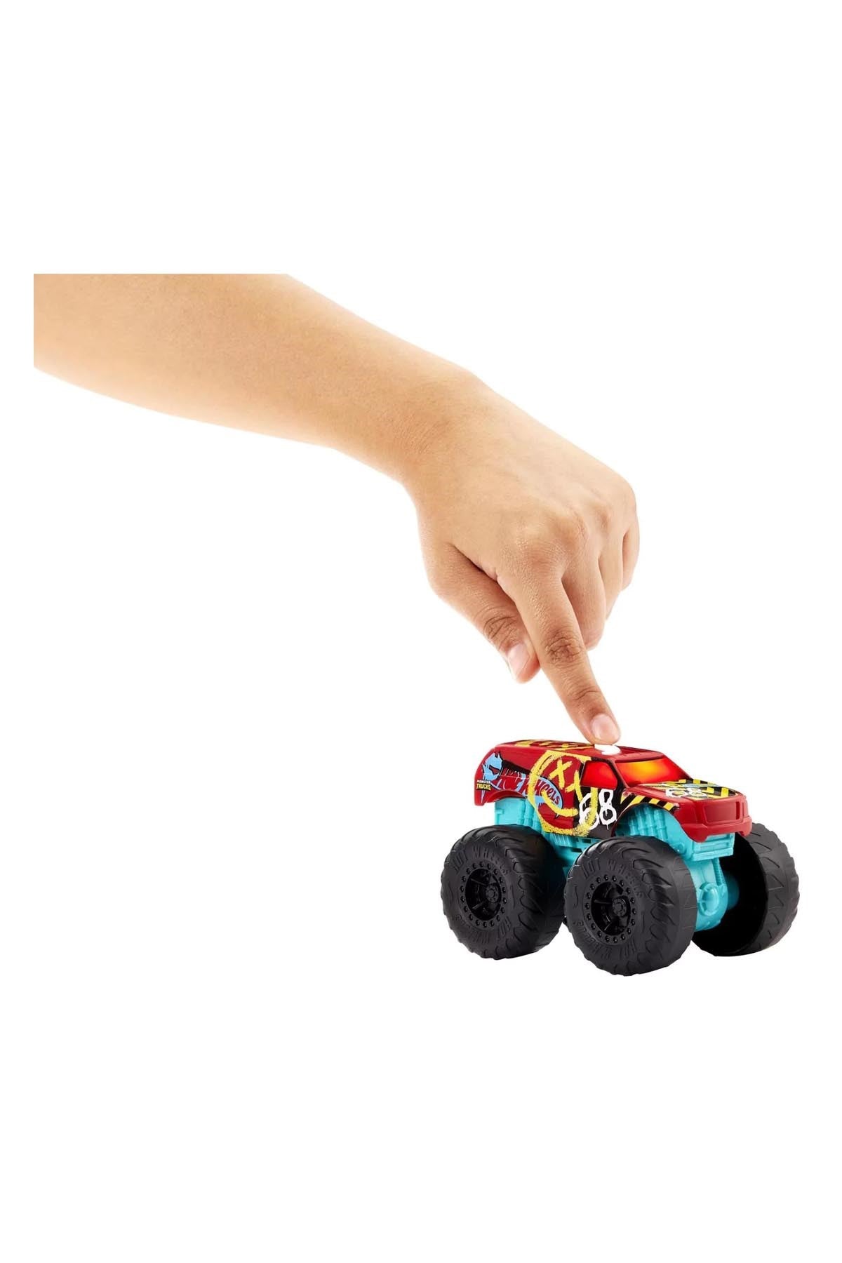 Hot Wheels Monster Trucks 1:43 Kükreyen Arabalar HDX66 - Welcome Baby