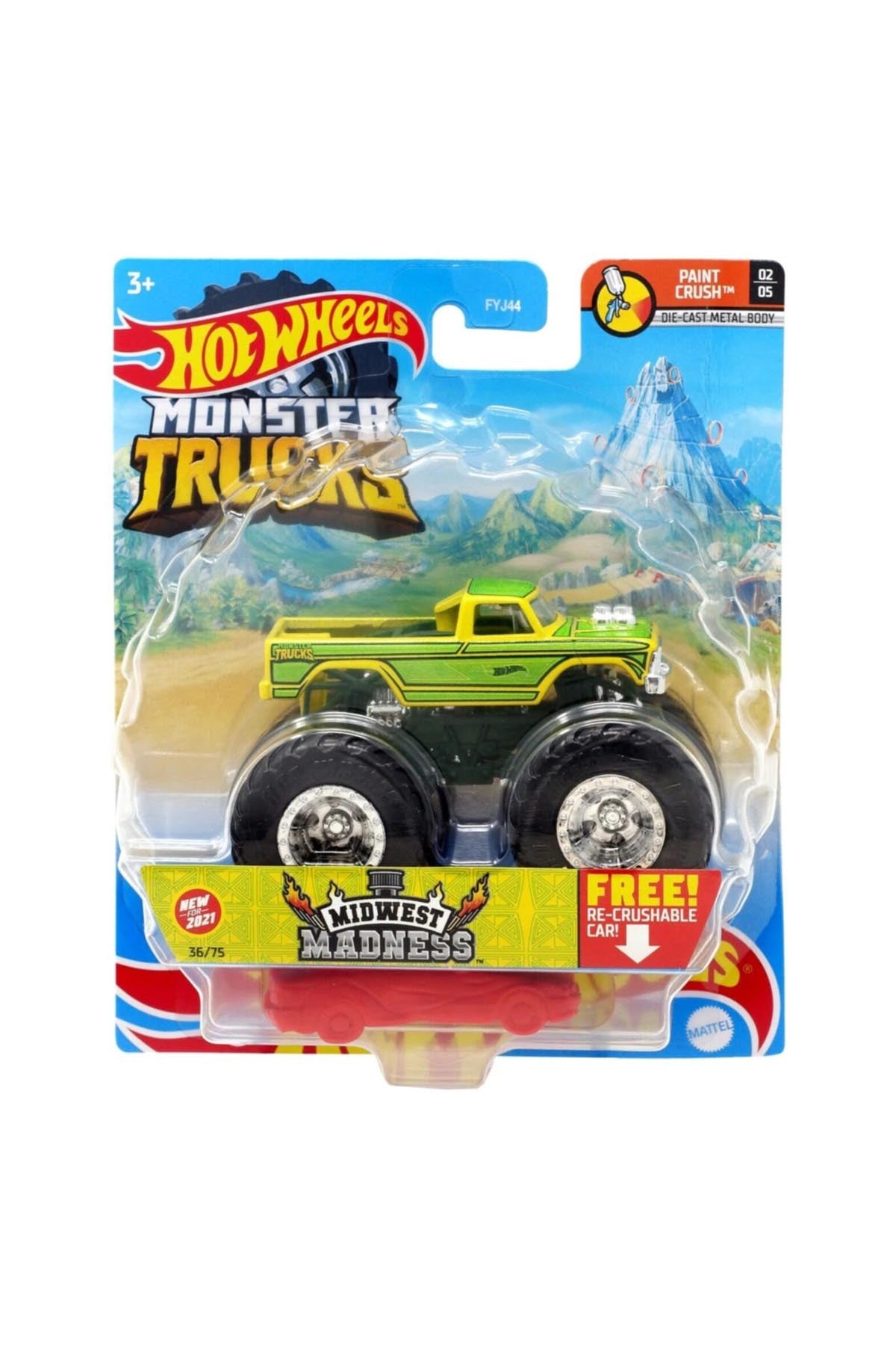 Hot Wheels Monster Trucks 1:64 Arabalar FYJ44