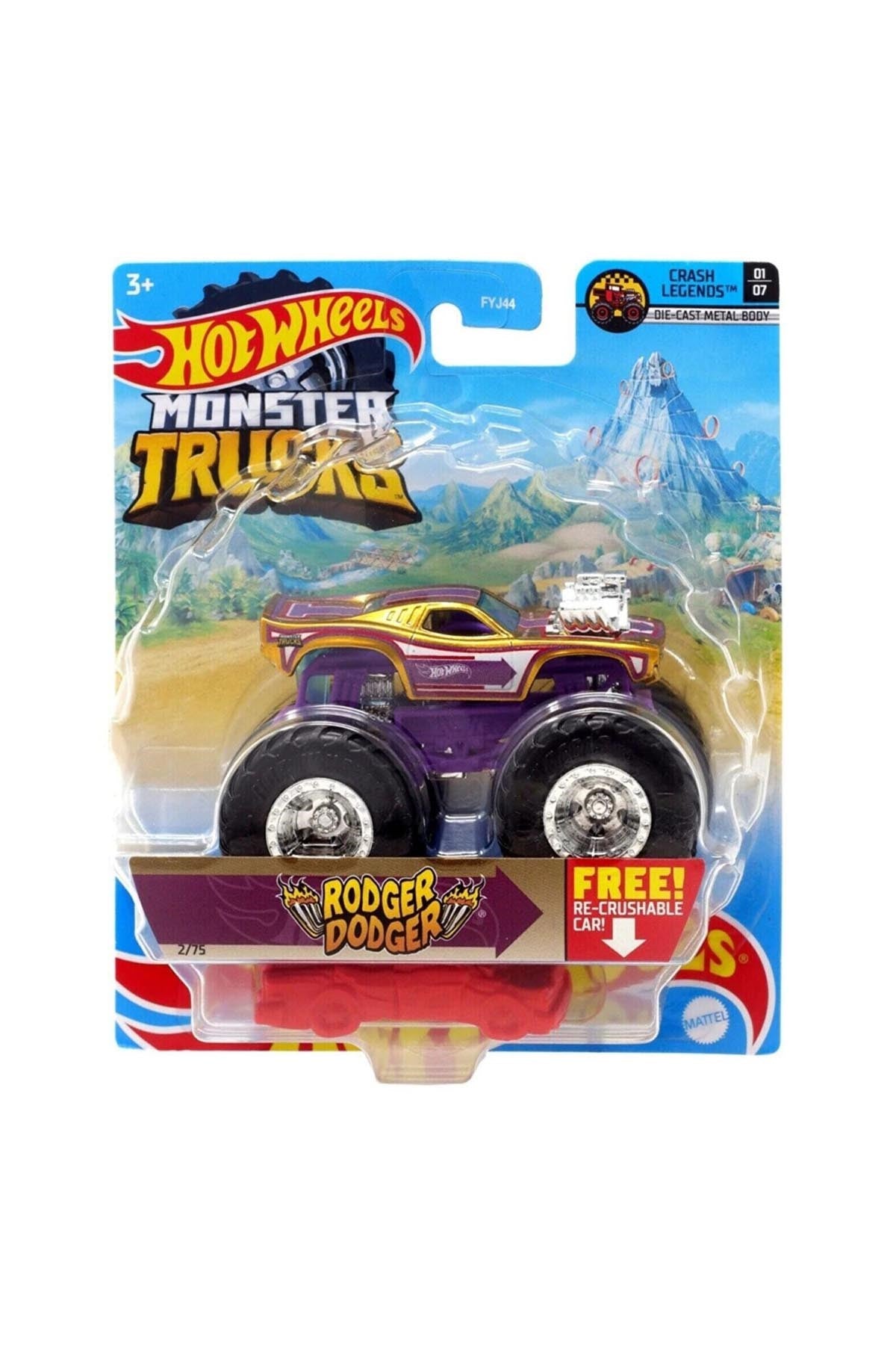 Hot Wheels Monster Trucks 1:64 Arabalar FYJ44