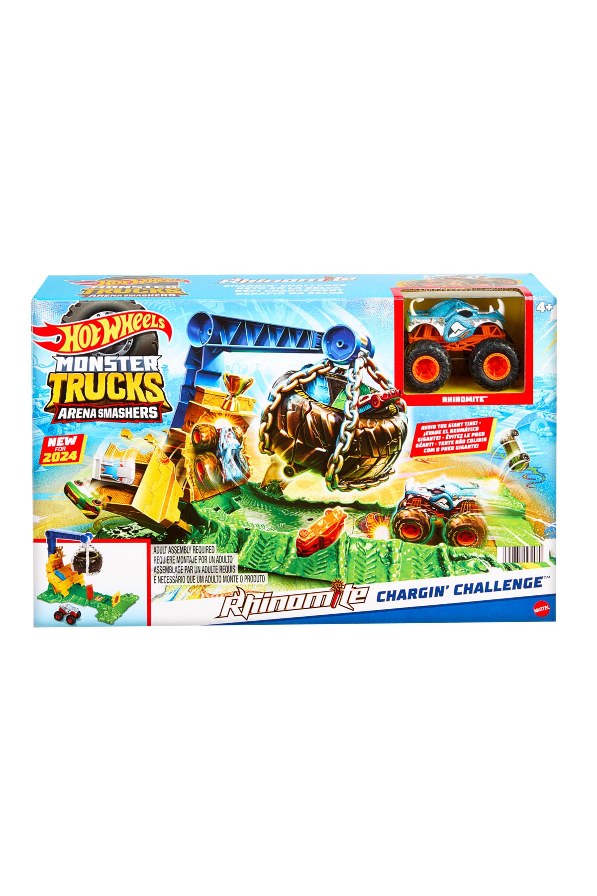 Hot Wheels Monster Trucks Arenada Rhinomite Mücadelesi