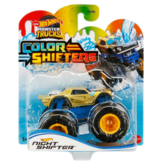 Hot Wheels Monster Trucks 1:64 Renk Değiştiren Arabalar Night Shifter HNW06
