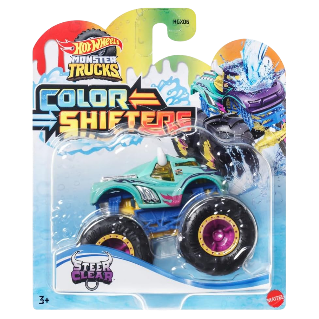 Hot Wheels Monster Trucks 1:64 Renk Değiştiren Arabalar Steer Clear HVH83