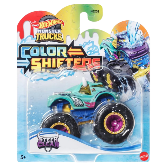 Hot Wheels Monster Trucks 1:64 Renk Değiştiren Arabalar Steer Clear HVH83