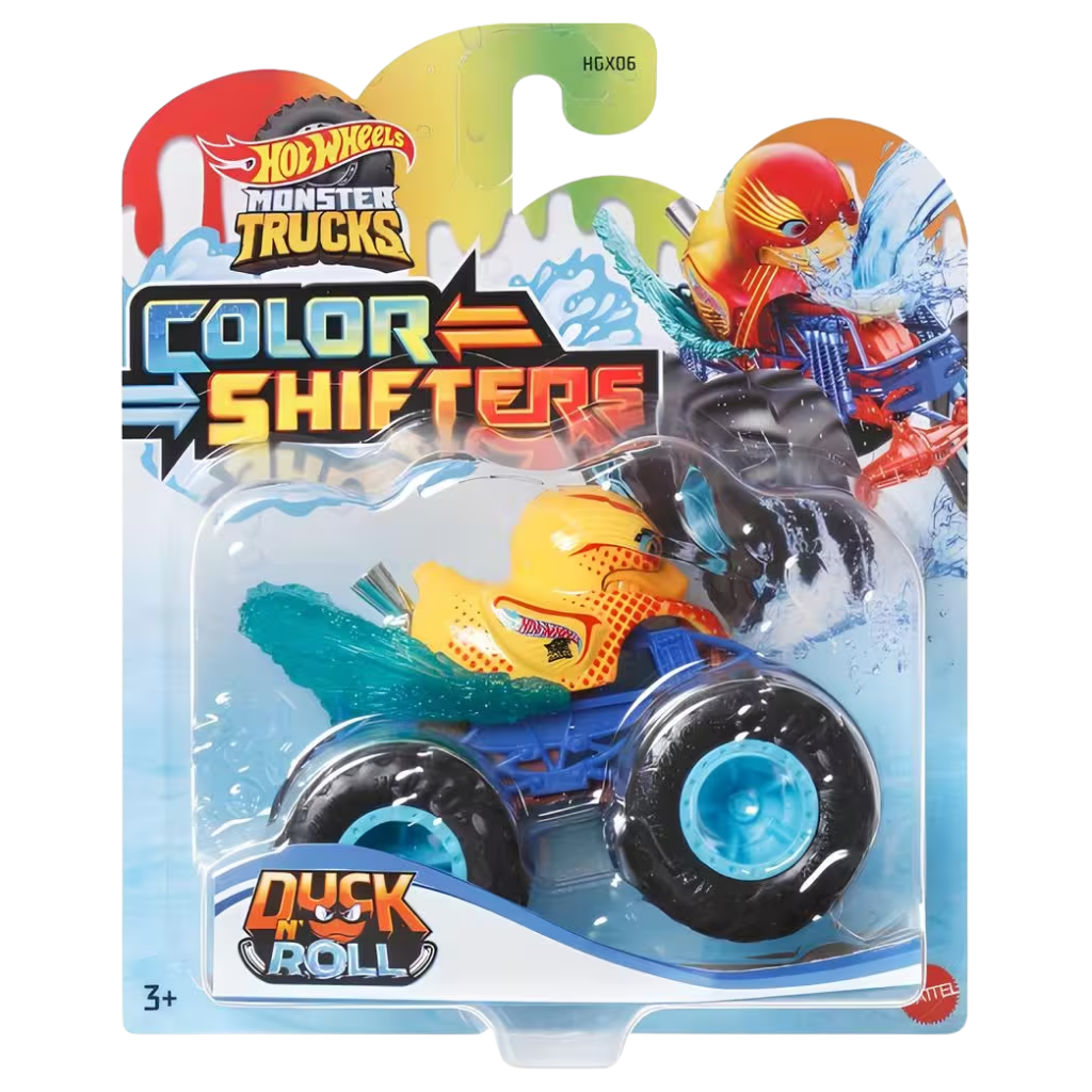 Hot Wheels Monster Trucks 1:64 Renk Değiştiren Arabalar Duck Roll HVH84