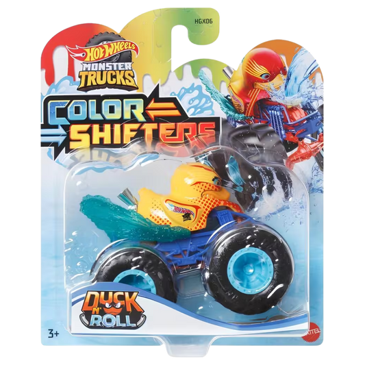 Hot Wheels Monster Trucks 1:64 Renk Değiştiren Arabalar Duck Roll HVH84