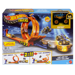 Hot Wheels Monster Trucks Döngü ve Takla Bigfoot Oyun Parkuru JBX64