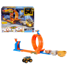 Hot Wheels Monster Trucks Döngü ve Takla Bigfoot Oyun Parkuru JBX64