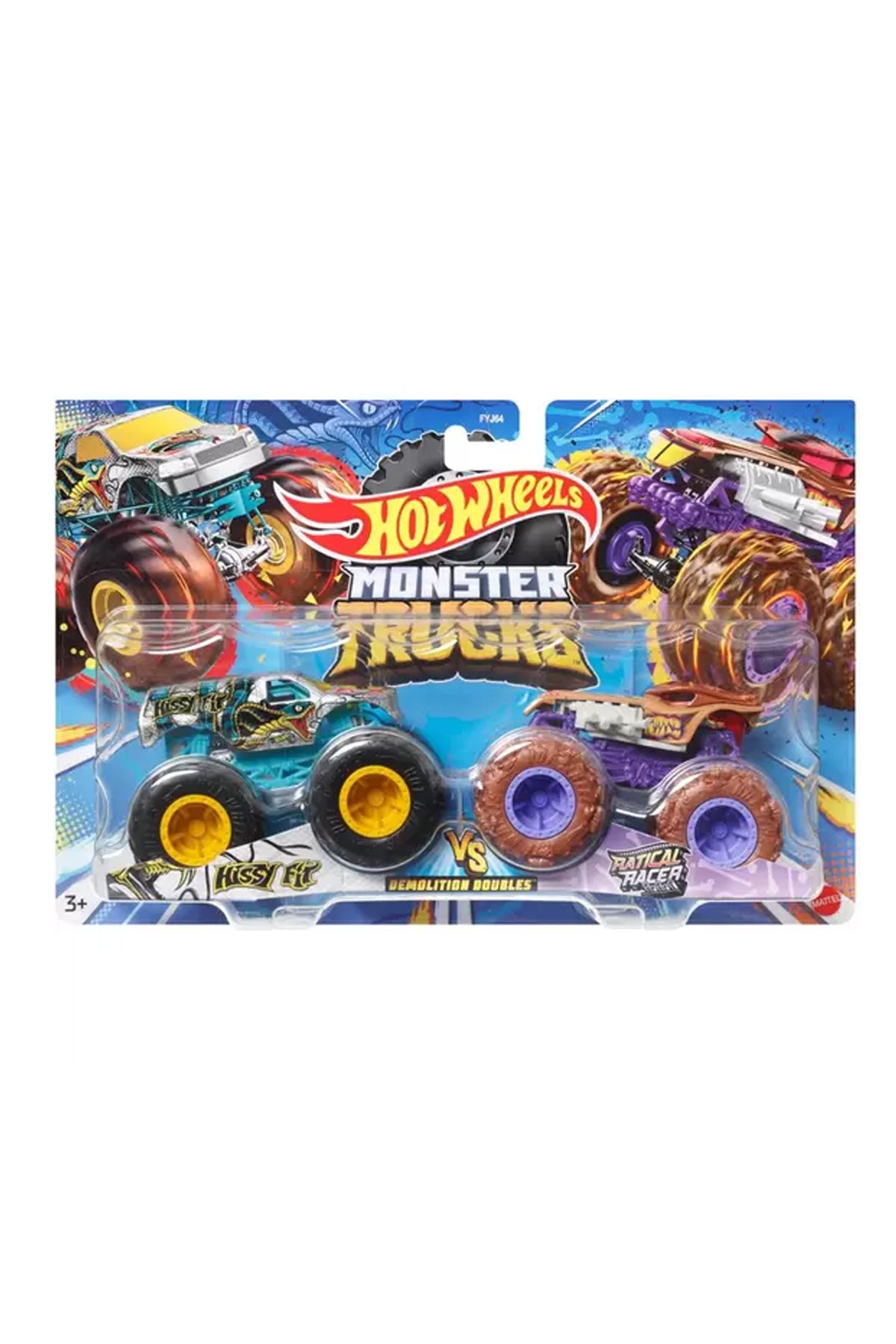 Hot Wheels Monster Trucks Güçlü İkili 1:64 Arabalar