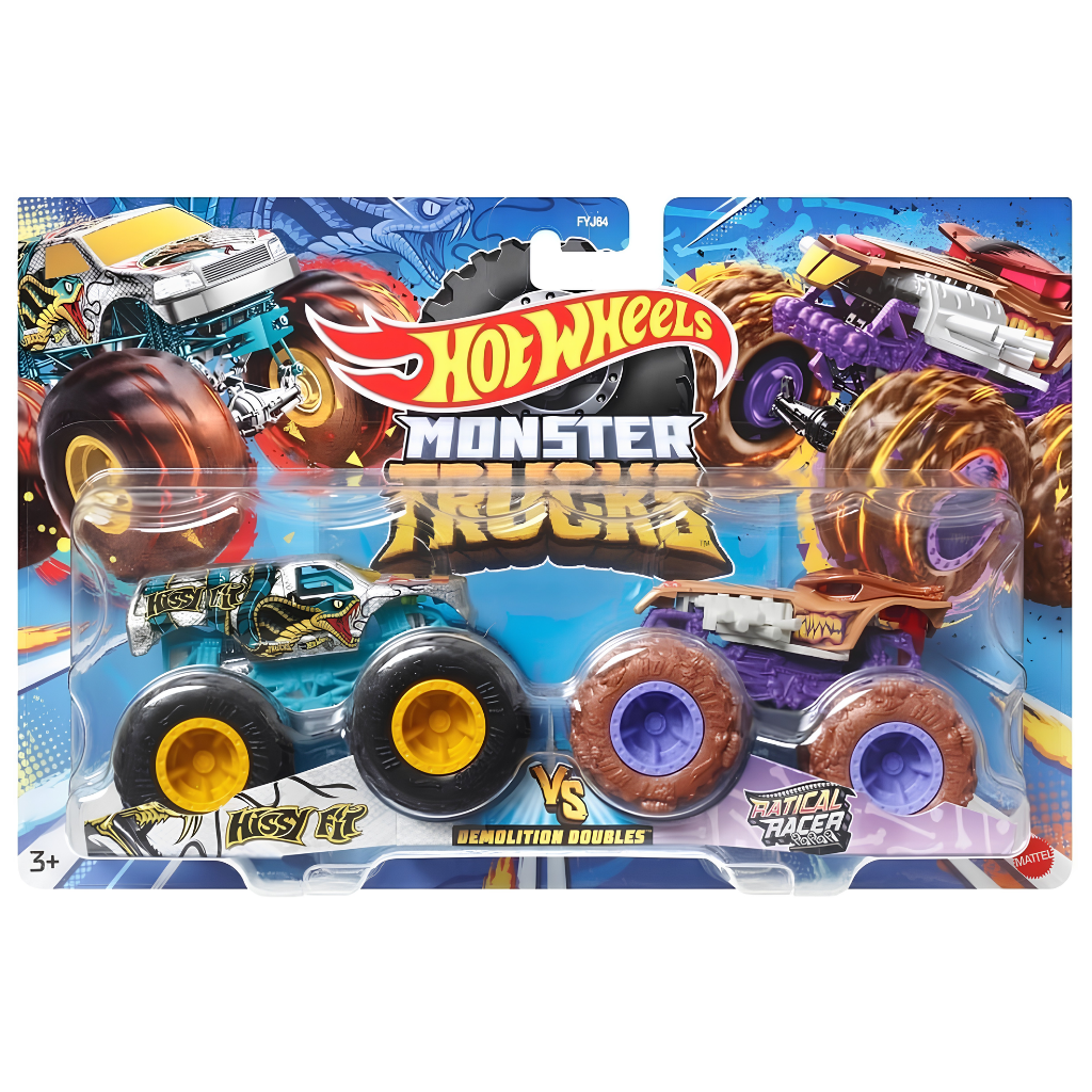 Hot Wheels Monster Trucks Güçlü İkili 1:64 Arabalar HLT61