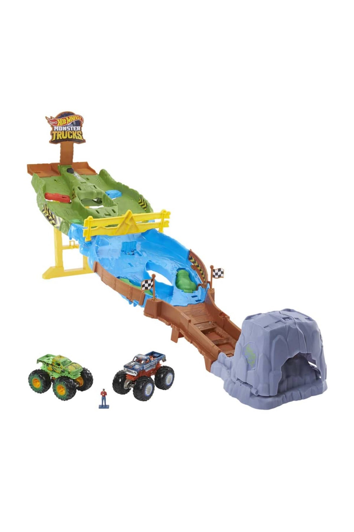 Hot Wheels Monster Trucks Heyecanlı Yarışlar Oyun Seti