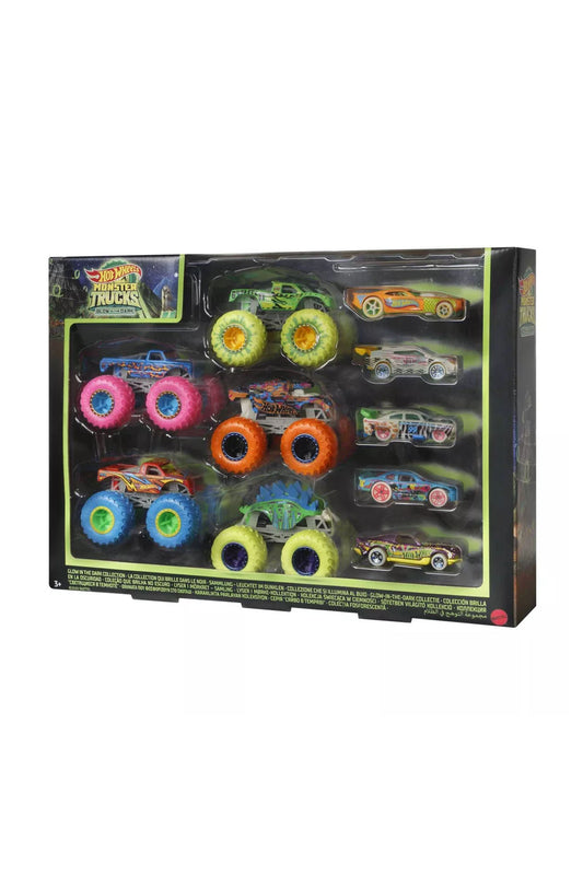 Hot Wheels Monster Trucks Karanlıkta Parlayan Araçlar Paketi HCB57