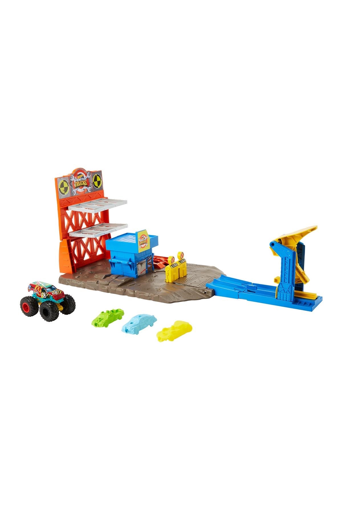 Hot Wheels Monster Trucks Patlama İstasyonu Oyun Seti