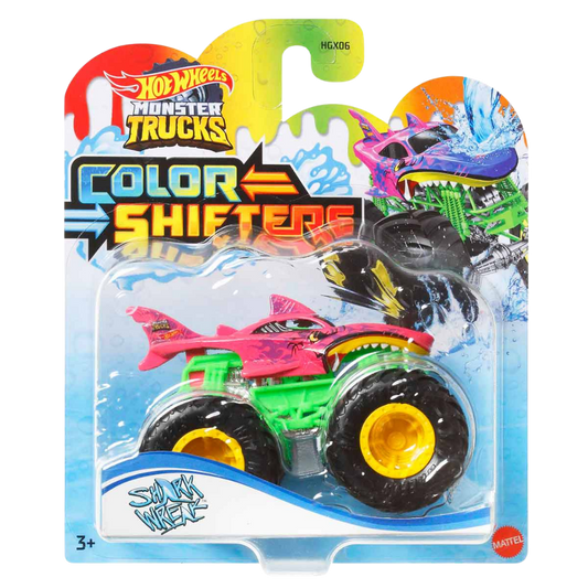 Hot Wheels Monster Trucks 1:64 Renk Değiştiren Arabalar Shark Wreak HGX09 - Welcome Baby