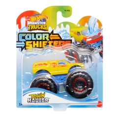 Hot Wheels Monster Trucks 1:64 Renk Değiştiren Arabalar Town Hauler HGX10 - Welcome Baby