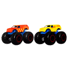 Hot Wheels Monster Trucks 1:64 Renk Değiştiren Arabalar Town Hauler HGX10 - Welcome Baby