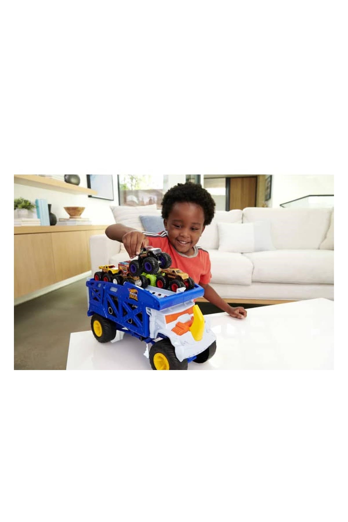 Hot Wheels Monster Trucks Rhino Taşıyıcı Kamyon