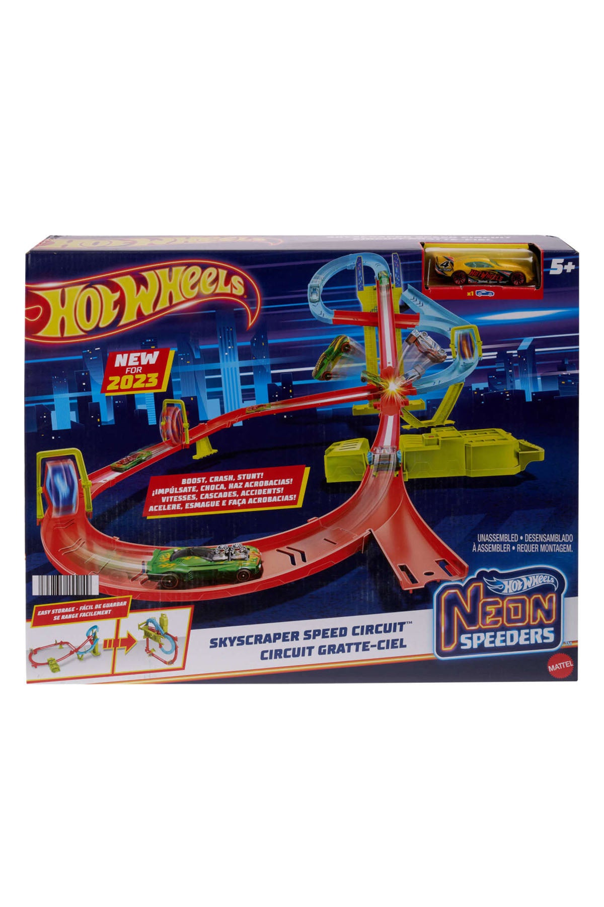 Hot Wheels Neon Yarışlar Çoklu Yarış Heyecanı Pist Seti