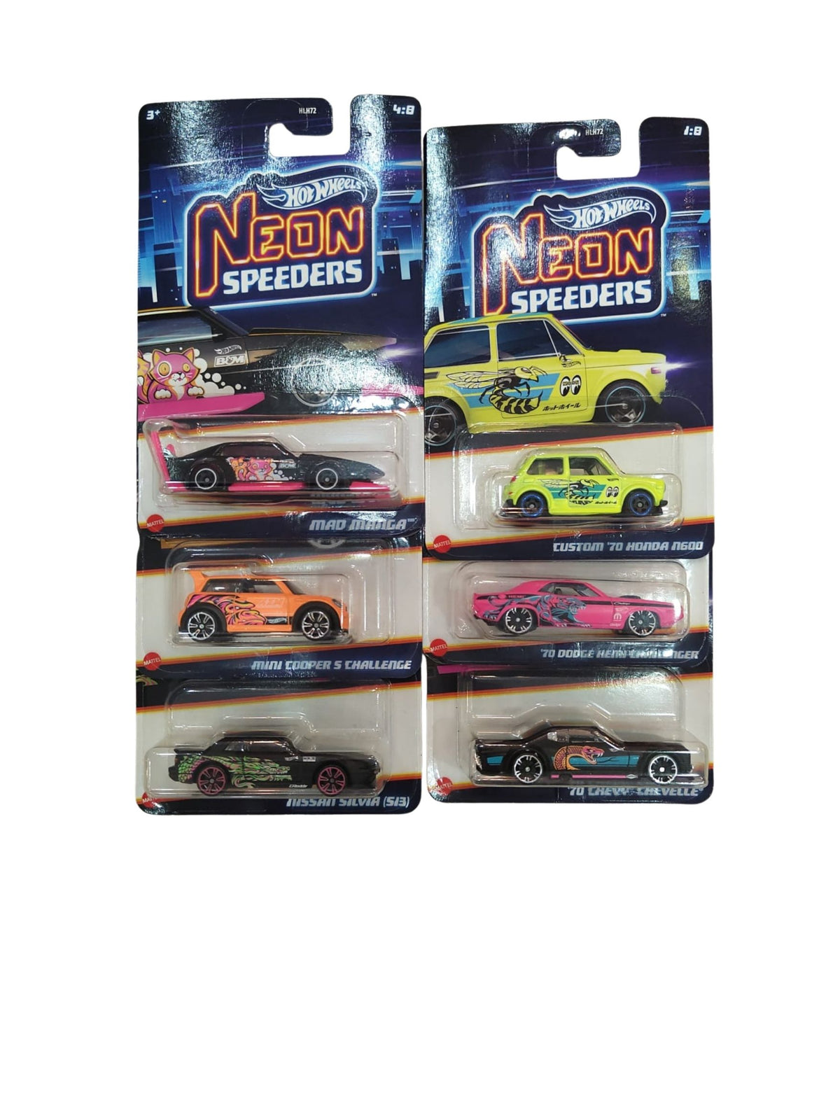 Hot Wheels Neon Yarışlar Temalı Arabalar HRW67