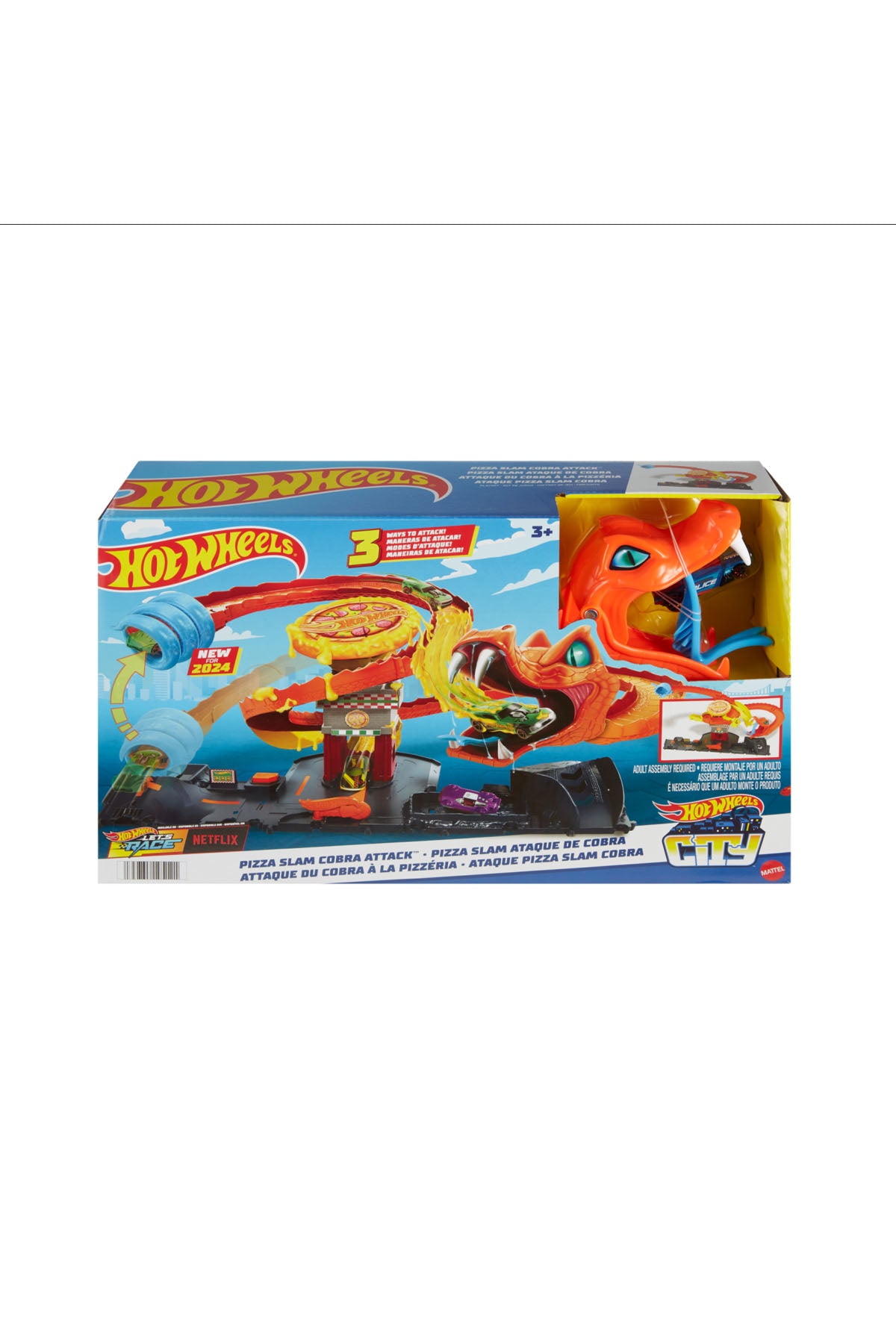 Hot Wheels Pizza Dükkanında Kobra Macerası Oyun Seti