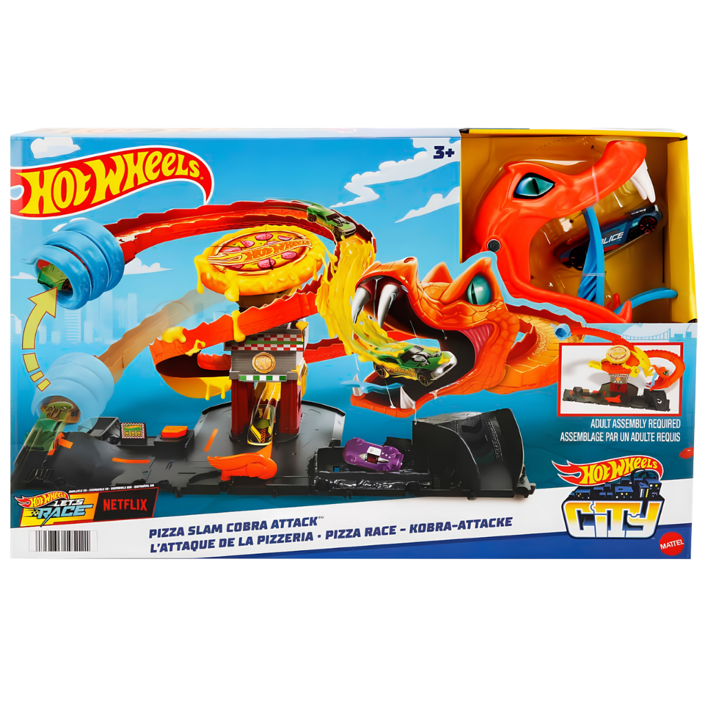 Hot Wheels Pizza Dükkanında Kobra Macerası Oyun Seti HTN81