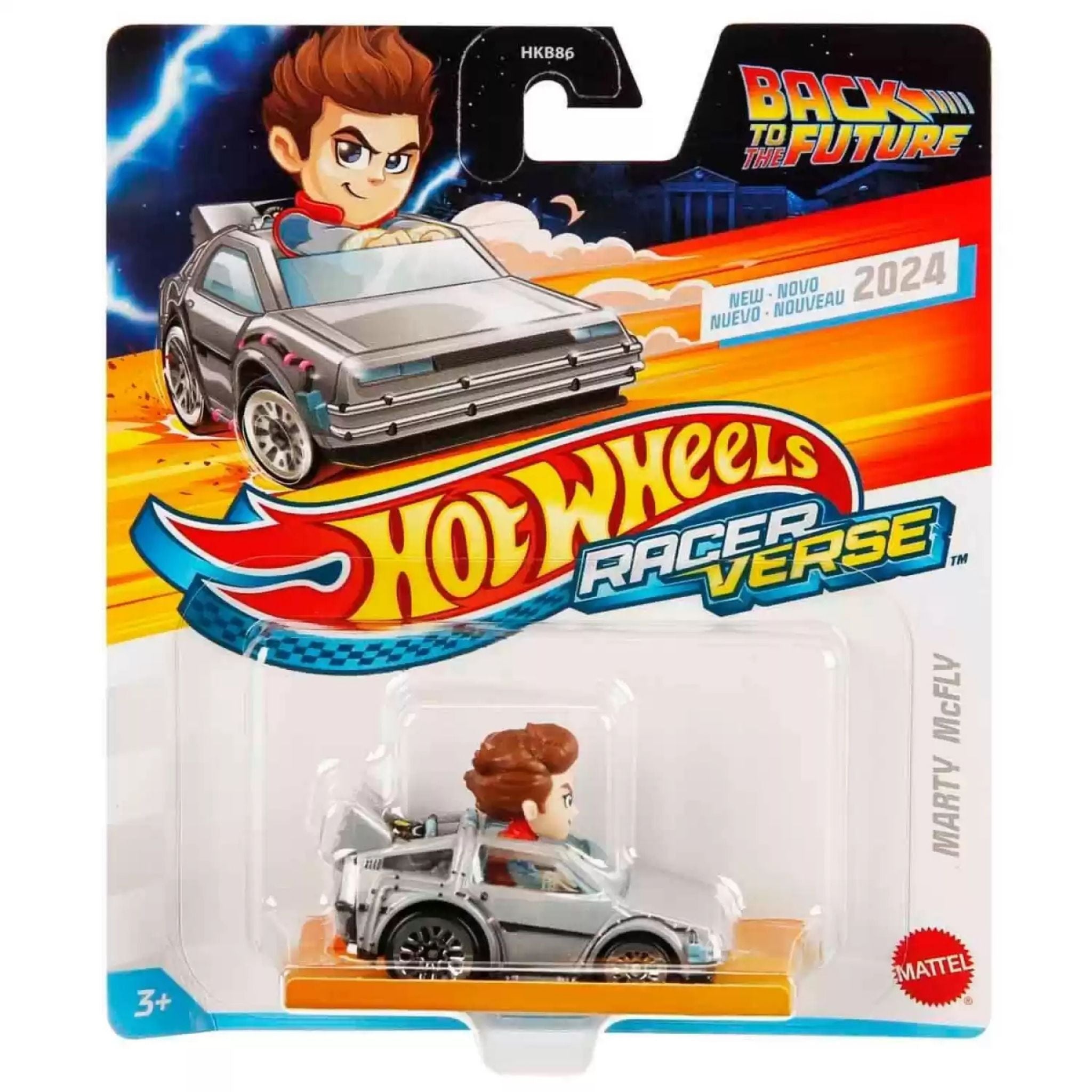 Hot Wheels Racerverse Tekli Arabalar Marty McFly Mattel HRT37