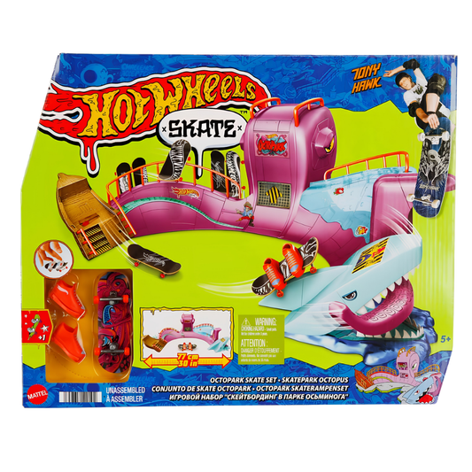 Hot Wheels Skate Ahtapot Kaykay Parkı Oyun Seti HMK01