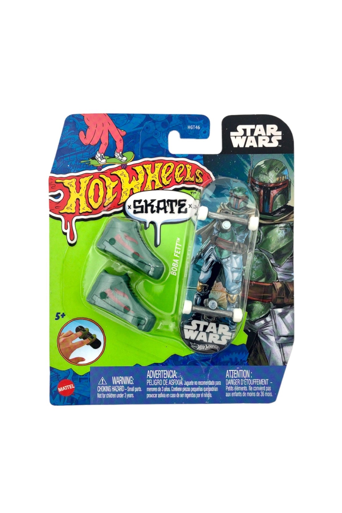 Hot Wheels Skate Parmak Kaykay ve Ayakkabı Paketleri HNG34
