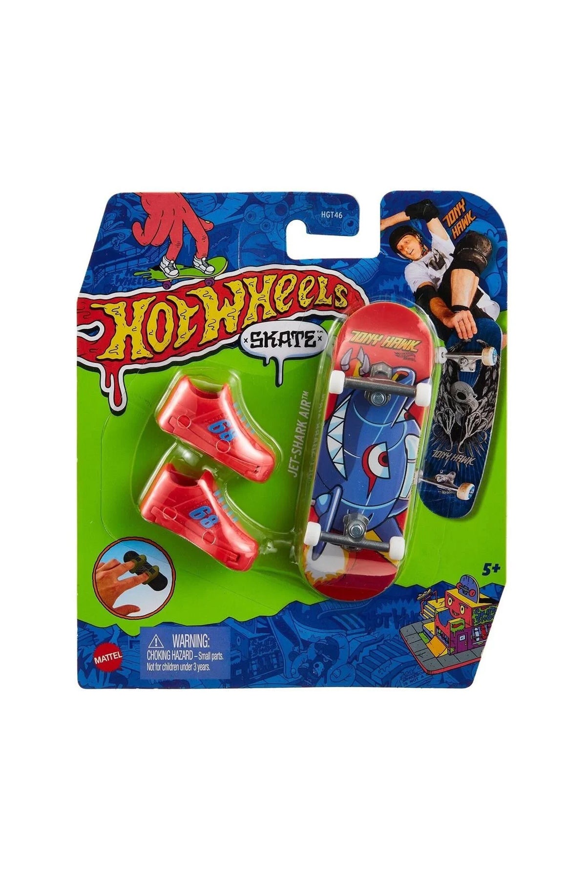 Hot Wheels Skate Parmak Kaykay ve Ayakkabı Paketleri