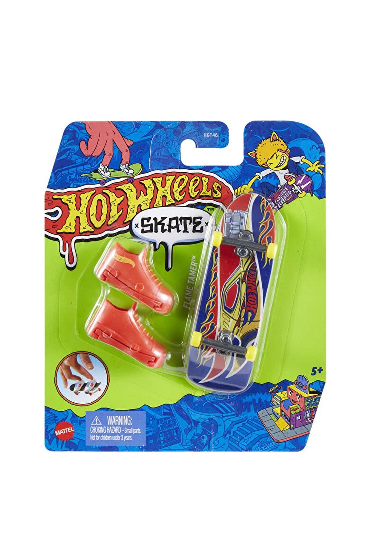 Hot Wheels Skate Parmak Kaykay ve Ayakkabı Paketleri HNG20