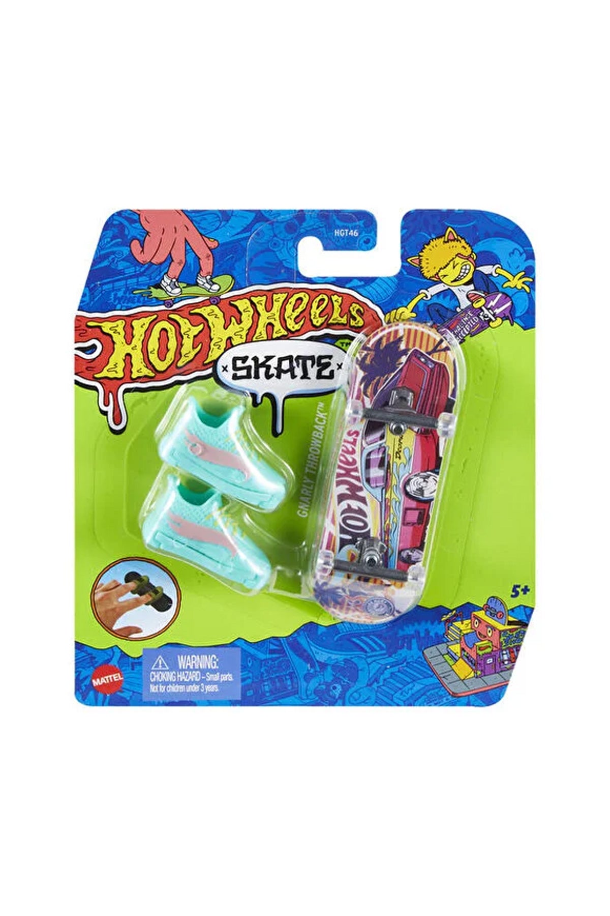 Hot Wheels Skate Parmak Kaykay ve Ayakkabı Paketleri HNG24