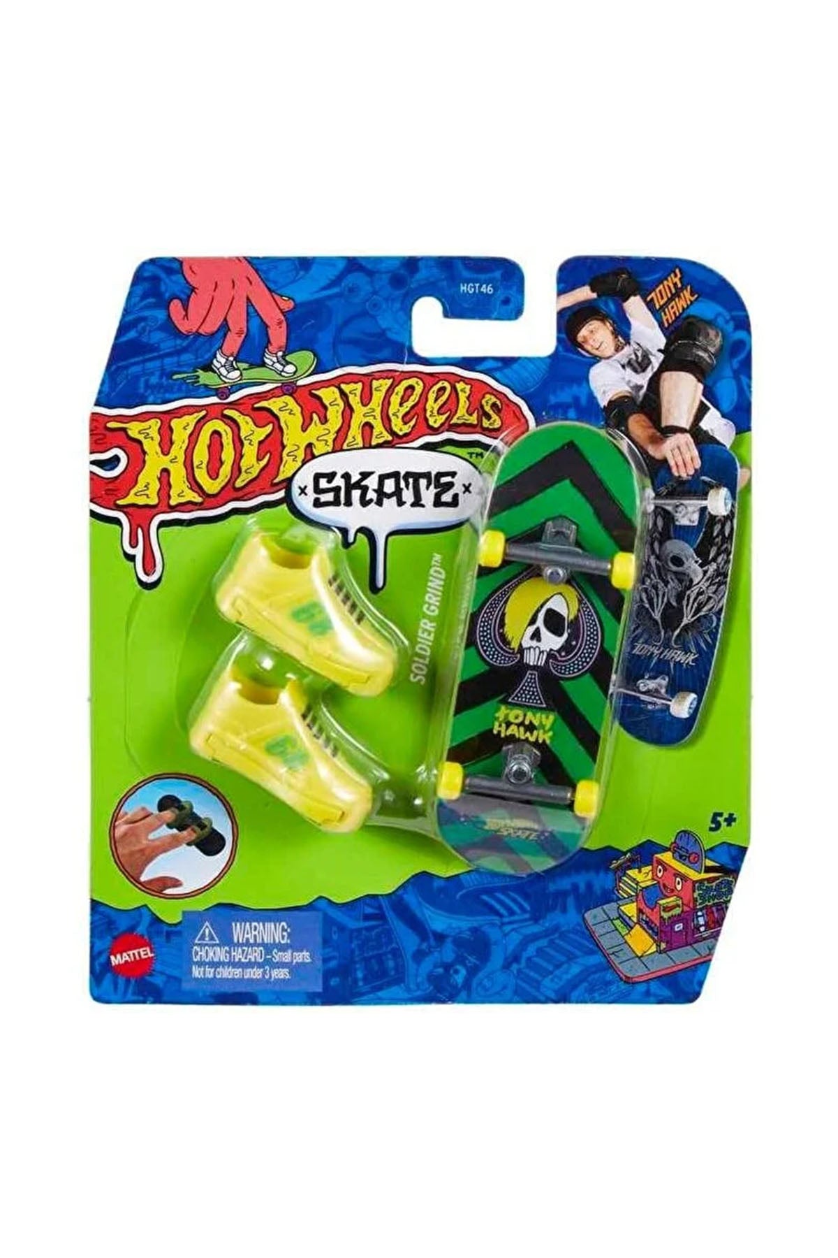 Hot Wheels Skate Parmak Kaykay ve Ayakkabı Paketleri