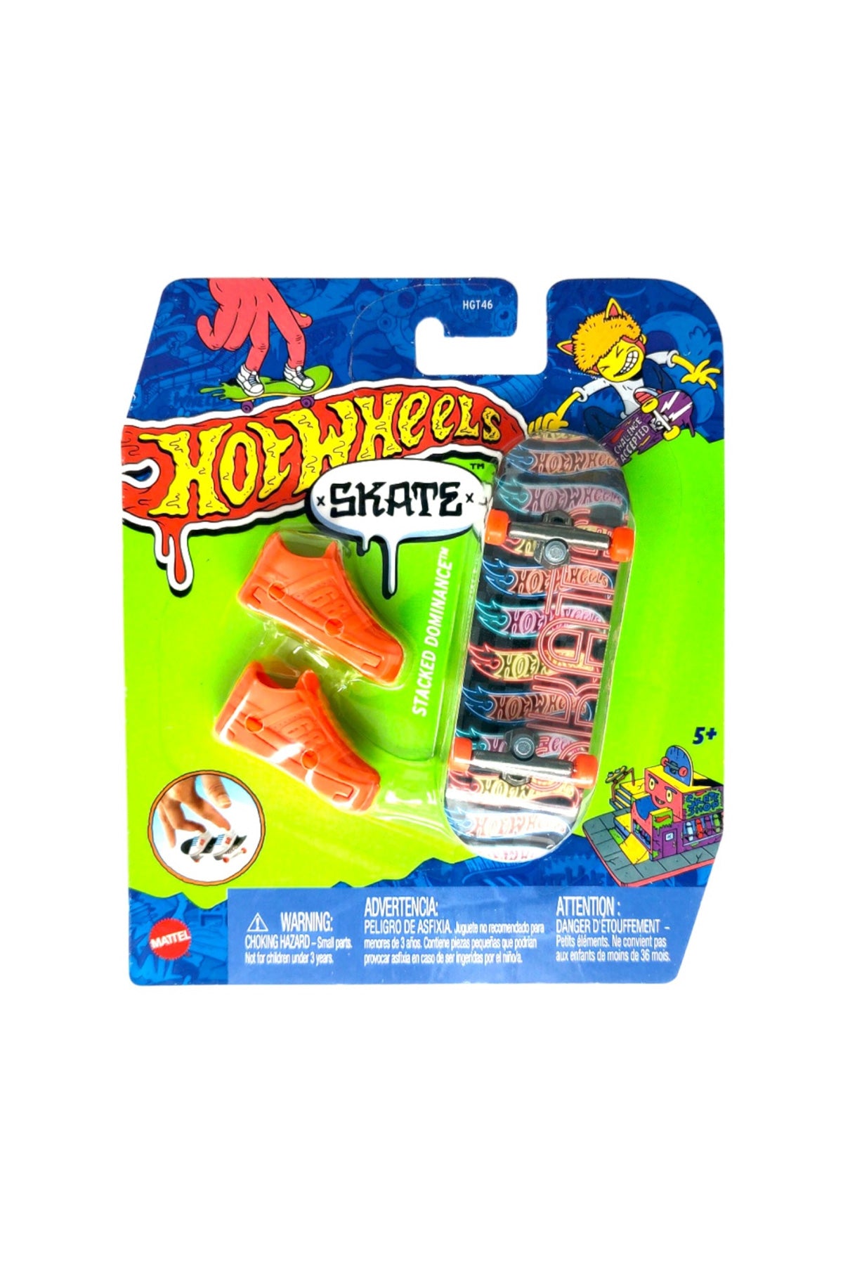 Hot Wheels Skate Parmak Kaykay ve Ayakkabı Paketleri HNG32