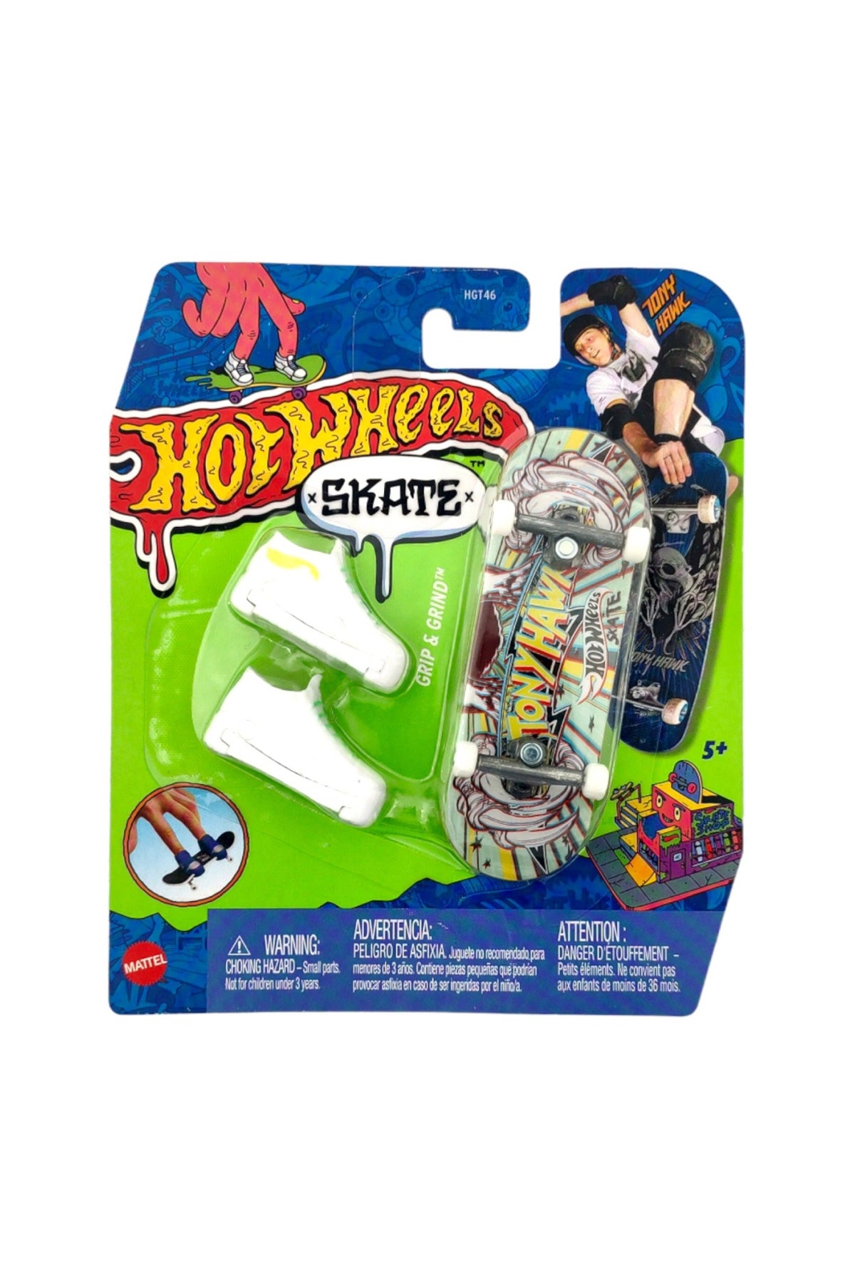 Hot Wheels Skate Parmak Kaykay ve Ayakkabı Paketleri HNG39